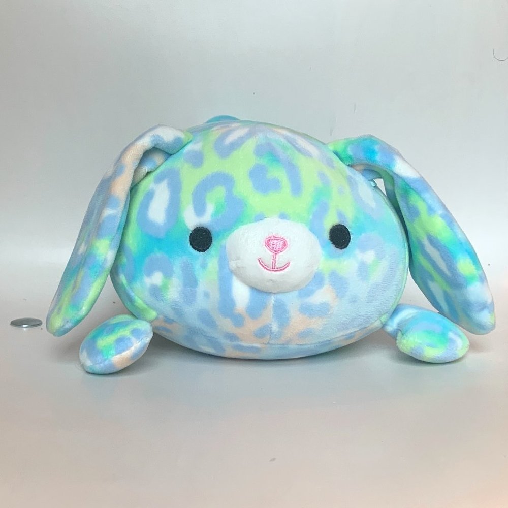 Elizabella Leopard Print Rabbit Hug Me Squishmallow 8"